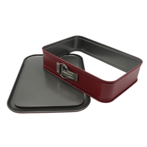 Moule à gâteau rectangulaire à fond amovible 11x7 pouces (28x19 cm), revêtement antiadhésif durable pour la cuisson des gâteaux - Product Image 5