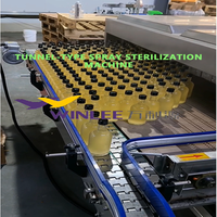 Superleverancier SUS 304 spuitpasteurisatiemachine fles vruchtensap pasteurisator dranken tunnelpasteurisator