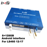 Interface vidéo multimédia Lsailt 8 + 128GB Android Carplay pour 2012-2017 Lexus LS460 LS 460 LS600h