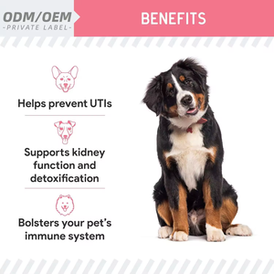 Complément pour chiens Petop OEM/ODM pour les reins et les canneberges - Soutien à la santé des voies urinaires et au <span class=keywords><strong>traitement</strong></span> des infections urinaires - Product Image 4