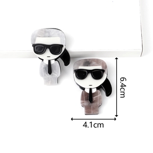 <span class=keywords><strong>Broche</strong></span> personnalisée Hot Star Jewelry pour homme, <span class=keywords><strong>broche</strong></span> de corsage en acrylique soignée, idéale pour lunettes de soleil, cravate, <span class=keywords><strong>cheveux</strong></span> longs, costume, pour fêtes et mariages - Product Image 6
