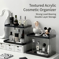 Support de rangement multifonctionnel en plastique pour la cuisine, la chambre à coucher, la salle de bain, le salon, l'organisation de bijoux, l'acrylique, les accessoires de table.