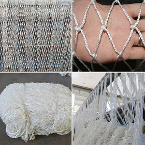 Premium versterkt, fabrieksgemaakt, anti-scheur nylon/PP/PE wit veiligheidsnet voor balkonveiligheid - Product Image 2