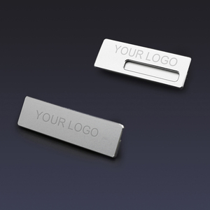 Trung Quốc tên nơi nhà sản xuất Laser khắc tùy chỉnh thép không gỉ kim loại từ tag huy hiệu kinh doanh tên nhân viên Logo tag - Product Image 4