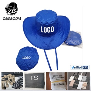 Chapeau de cowboy pliable en nylon de qualité supérieure à large bord réglable, idéal pour les voyages, décontracté, promotionnel, publicitaire, cadeau, casquette, approvisionnement direct usine - Product Image 1