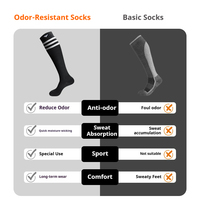 MOON Chaussettes de ski professionnelles, organiques, antibactériennes, résistantes à l'abrasion, confortables, unisexes, chaudes, épaisses, pour le sport en plein air