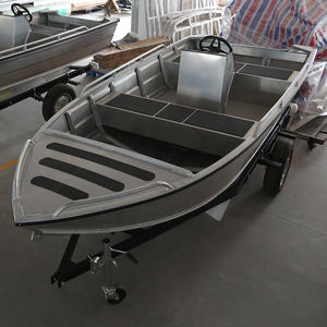 2025 nuevos barcos de <span class=keywords><strong>pesca</strong></span> de aluminio con casco de aluminio de alta calidad con gran espacio de almacenamiento Skiff de Remo - Product Image 2