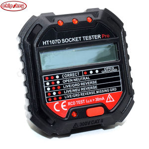 # CKX8956 HT107D testador de tomada com soquete de 90-250V, detector automático de tensão e polaridade de circuito elétrico, localizador de interruptor - Product Image 2
