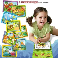 Hochwertige benutzer definierte Drucke Sie besitzen Design Kinder bunte Schule Zeichen buch mit Stift Kinder Notizbuch Journal