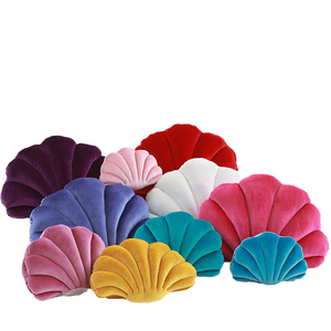 2022 New Creative <strong>Shell</strong> Toy Stuffed Soft <strong>Shell</strong> Plush Pillow 10 Colors <strong>Shell</strong> Throw Pillow <strong>Cushion</strong> As Sofa Car Home Decoration - Product Image 1