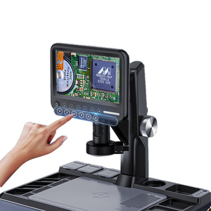 PCB kiểm tra cầm tay kính hiển vi máy ảnh công nghiệp 7 inch <span class=keywords><strong>LCD</strong></span> kính hiển vi kỹ thuật số - Product Image 1