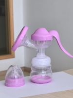 2025 Usine Meilleure Vente Collecteur De Stockage De Lait En Silicone 150ML Soins Mères Manuel Pompe À Lait Maternel Avec Couvercle