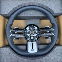 Volant chauffant en cuir personnalisé compatible avec Mercedes Amg GT CL ClS CLA a E S C36 G63 C43 ML SL W204 W213 W211 W205 W206