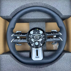 Volant chauffant en cuir personnalisé compatible avec <span class=keywords><strong>Mercedes</strong></span> <span class=keywords><strong>Amg</strong></span> GT <span class=keywords><strong>CL</strong></span> ClS CLA a E S C36 G63 C43 ML SL W204 W213 W211 W205 W206 - Product Image 6