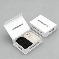 Caja de Embalaje de Cartón para Regalos con Cierre Magnético, Impresión Digital, para Ropa, Precio de Fábrica, MOQ Bajo, Venta al por Mayor