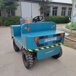 Nouveau camion à plat à quatre roues multifonctionnel adapté aux besoins du client avec la charge à faible bruit et élevée