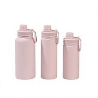Lot de 2 gourdes isothermes pour enfants de 12 oz, en acier inoxydable 304, avec pailles et couvercles, pour garçons et filles, idéales pour l'école et les sorties scolaires, pour boissons froides