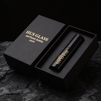 Flacon de parfum miniature de 10 ml, cylindre de poche, flacon pulvérisateur à visser, atomiseur de parfum vide, logo personnalisé, emballage OEM, étiquette privée