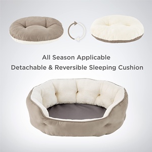 Lit pour chien et chat en peluche de luxe, design tendance, imperméable, chaud et de haute qualité, vente chaude d'hiver - Product Image 5