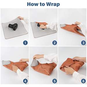 Borsa da imballaggio per Computer <span class=keywords><strong>Cameria</strong></span> con stampa magica autoadesiva in microfibra magica per trucco multifunzione - Product Image 6