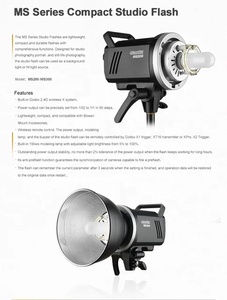 DF Wholesale pour MS300 Compact Flash 300 Ws GN58 150ws Flash d'appareil photo exceptionnel, Flash de studio professionnel - Product Image 6