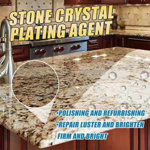 Kit de Agente de Revestimiento de Cristal para Piedra Jaysuing, Líquido Abrillantador y Limpiador de Corrosión y Óxido para Mármol, Cuarzo, Granito, Azulejos de Cerámica y Piedra - Product Image 2