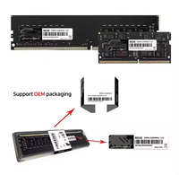 Mémoire de serveur pour station de travail informatique DDR4 16 Go 2666 MHz ECC UDIMM 288 broches 1,2 V PC4-21300 non tamponnée double rangée