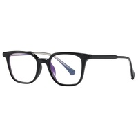 Nouvelles Lunettes Classiques Simples à Monture Fine pour Hommes, Style Haut de Gamme, Montures TR90, Verres Transparents, Lunettes Anti-Lumière Bleue Haut de Gamme pour Femmes