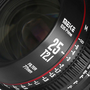 MEKE 25MmT2, 1 S35Lente de película principal EFInstalar cámara de película camcorderEOS <span class=keywords><strong>C100</strong></span> Mark II C200 EOS 300 Mark II BMPCC - Product Image 3