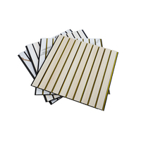 Paneles de Techo de PVC Modernos de 30 cm x 10 mm de Ancho, con Sistema de Enclavamiento, en Forma de Rejilla, Tablillas en Costa Rica para Baño, Cocina, Centro Comercial, Impermeables