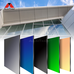 प्राचीन समय ओएम आधुनिक क्लैडिंग बाहरी एल्यूमीनियम समग्र पैनल दीवार प्रणाली दर्पण बनावट एप इनडोर गोदाम - Product Image 4