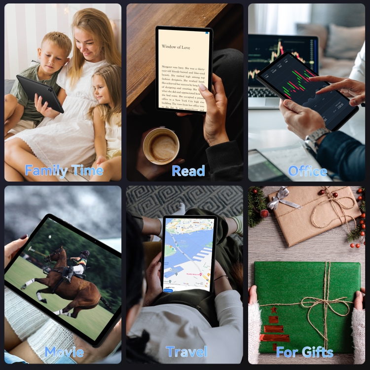 Headwolf Wpad5 Tablet - 10.1 Inch Android 14, 4GB+128GB