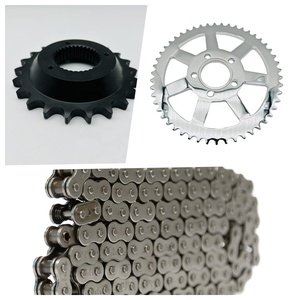 Kit de Conversión de Transmisión por Cadena Personalizado, Cadena 530 con Anillo en O y Kit de Piñón Cromado Desplazado para Davidson - Product Image 3