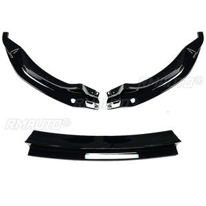 Gloss Black <b>Car</b> Front Bumper Splitter Lip <b>Diffuser</b> Body Kit Spoiler Guard <b>for</b> BMW 3 Series M3 F80 4 Series M4 F82 F83 2015-2020 - Product Image 2
