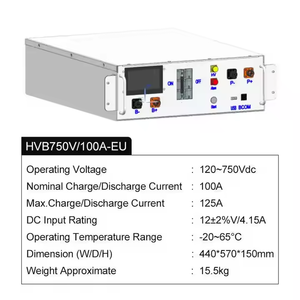 Prix de la batterie au lithium 5 10 15Kwh BOS-G empilée haute tension Deye - Product Image 6