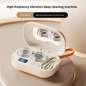 Limpiador Ultrasónico <span class=keywords><strong>de</strong></span> Alta Frecuencia Totalmente Automático para <span class=keywords><strong>Lentes</strong></span> <span class=keywords><strong>de</strong></span> <span class=keywords><strong>Contacto</strong></span> y Joyería, Carcasa <span class=keywords><strong>de</strong></span> Plástico Duradera <span class=keywords><strong>de</strong></span> Alta Apariencia - Product Image 2