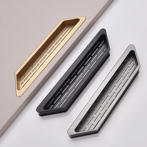 Gagang Ventilasi Aluminium Tersembunyi, Pegangan Ventilasi Udara Tersembunyi untuk Kabinet, Lemari, Laci, Lemari Sepatu, Kamar Mandi - Product Image 2