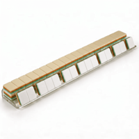 Élégant jeu de Mahjong américain Lotus, 166 tuiles en acrylique dorées avec chiffres aux coins et caractères chinois, jeu de société