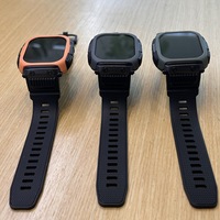 Montre connectée sportive élégante pour homme avec carte hors ligne, suivi d'entraînement, fréquence cardiaque, itinéraires de course et de patinage, fonction de suivi et activation SOS