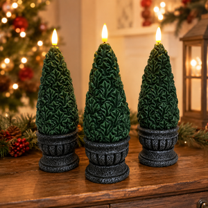 1 <span class=keywords><strong>bougie</strong></span> en cire de paraffine sans flamme à LED, alimentée par pile, en forme de feuille de <span class=keywords><strong>houx</strong></span> de Noël, pour les anniversaires, les fêtes, la décoration de vacances, cadeau - Product Image 1