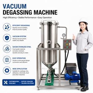 Equipo Desaireador al Vacío Industrial de Acero Inoxidable de Grado Alimenticio para Jugos de Frutas, Pulpa, Bebidas, Agua y Leche - Product Image 5