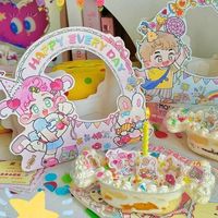 Boîte à gâteau en forme de bonbon pour la Journée des enfants, emballage alimentaire transparent, boîte cadeau avec couvercle, crème glacée, mousse, sucre, personnalisable