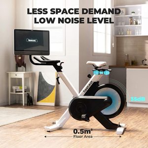 Vélo <span class=keywords><strong>de</strong></span> cyclisme <span class=keywords><strong>d</strong></span>'intérieur peu encombrant, coussin confortable, puissance réglable, à poser sur le guidon, peu encombrant, à la maison - Product Image 5