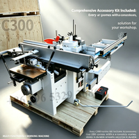 Centre d'usinage compact C300 - Machine combinée 5 fonctions pour petits ateliers, gain de place