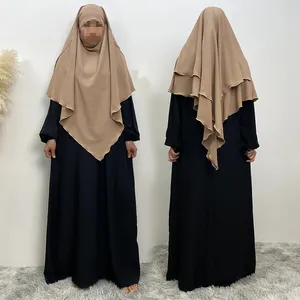 ملابس متواضعة للنساء المسلمات قطعة واحدة وشاح الرأس حجاب فوري للصلاة والحجاب الحجاب الحجاب للوجه