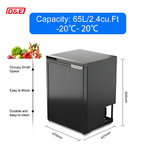 New Arrival CR65X 65L Dual-Zone Portable Compressor <b>Freezer</b> 24V Marine RV Car <b>Fridge</b> Individual 220V <b>Freezer</b> Made Heating - Product Image 2