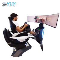 YHY 2024 Cockpit VR, volant F1, siège hydraulique, équipement VR/AR/MR, simulateur de course automobile, simulateur de conduite en mouvement
