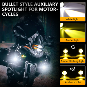 Nuevos Faros Auxiliares para Motocicleta 4X4 de 12V 25W, 3 Pulgadas, Impermeables, Antiniebla, 4000 Lm, 6000K, Universales para Bicicleta, Todoterreno y Automóvil - Product Image 6
