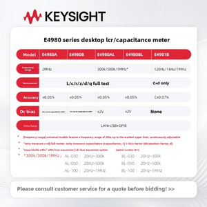 Analizador de Impedancia Keysight E4980B/E4981B, Puente Digital con Precisión del 0.05%, Interfaz LAN/USB/GPIB, CN - Product Image 5