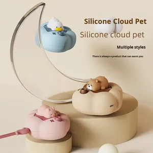 <span class=keywords><strong>Chauffe</strong></span>-mains de poche portable hiver USB rechargeable Animal mignon <span class=keywords><strong>Chauffe</strong></span>-mains électrique réutilisable avec lumière et lanière - Product Image 2